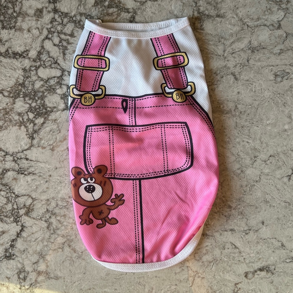 Hawaiian Dog Dress and Pink Jumper Dog Outfits - Picture 7 of 11